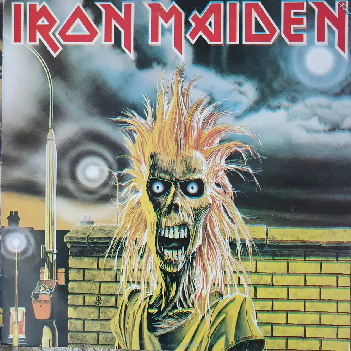 IRON MAIDEN LP2장(카피음반)